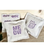 3 Organic Catnip Cat Toy Pillows Nuggets for Felines - £10.23 GBP