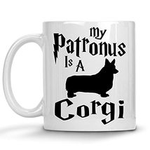 Funny Corgi Coffee Mug, My Patronus Is A Corgi, Dog Groomer Gift, Gift for Dog G - £12.05 GBP