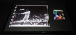Johnny Mize Framed 11x17 Game Used Jersey &amp; Photo Display Cardinals - £54.50 GBP