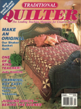 Traditional Quilter Magazine February 1990 Quilt Patterns Shaker Basket - $7.61