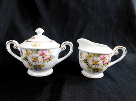 Albion Covered Sugar Bowl and Creamer # 23051 - $19.79