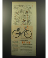 1950 Rudge Sports Light Roadster Bicycle Ad - The one and only Rudge - £14.55 GBP