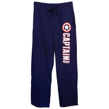 Captain America Unisex Pajama Pants Blue - £25.82 GBP