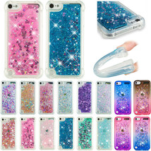 For iPod Touch 5/6/7th Gen 2019 Shockproof Glitter Quicksand Soft TPU Ca... - $46.24