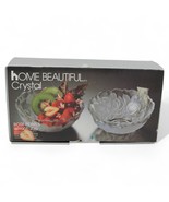 Home Beautiful Crystal Rose Pearls Bowls Set Of 4 WY001/420 Japan Floral... - $661.17 MXN