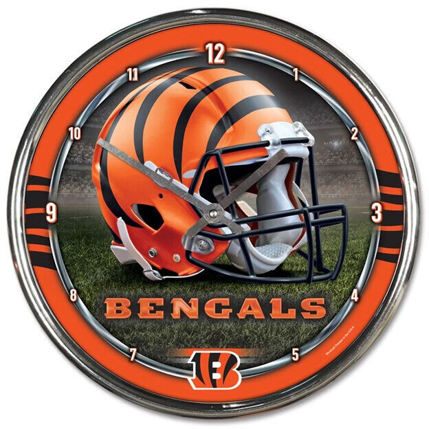 Primary image for Cincinnati Bengals Chrome Clock - NFL