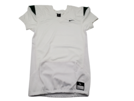 Nike Size LARGE Vapor On Field White Green Training Football Jersey $75 845929 - £12.54 GBP