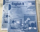 Christian Light Education English 2 High School Answer Key 1-5 and 6-10 - $12.19