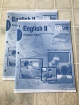 Christian Light Education English 2 High School Answer Key 1-5 and 6-10 - £9.57 GBP