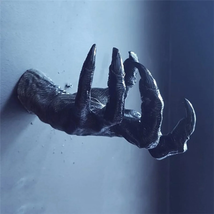 Witch&#39;S Hand Wall Hanging Statues Resin Art Aesthetic Sculpture Retro - £18.30 GBP