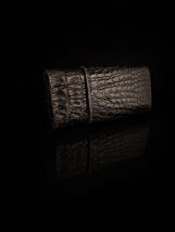 Brizard Black Showband 3 Gordo Caiman Alligator Gordo Case NIB image 11