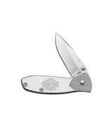 Harley-Davidson® - tecX Polished Stainless Handle Pocket Knife - 52083 - $717.98 MXN