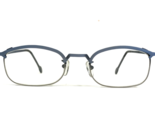 Vintage la Eyeworks Eyeglasses Frames AKIO 403 422 Antique Rustic Blue 5... - $55.91
