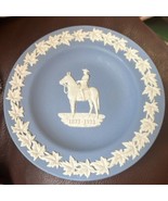 Wedgwood Blue Jasperware RCMP 1873-1973 Commemorative Trinket dish Polic... - $16.82