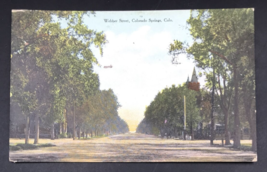 1900s-10s Webber Street Colorado Springs CO Postcard Rocky Mountain Series USA - $7.69