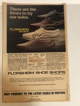1986 Florsheim Shoe Shops Vintage Print Ad Advertisement pa22 - £5.51 GBP