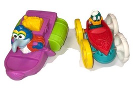 Gonzo Tug Boat &amp; Daffy Reversible Boat Car Set Of Kids Meal Toys - $2.87
