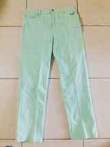 J EAN S Ladies Gloria Vanderbilt Amanda Classic Mint Green Sz 12 Avg Worn 1-2X - £16.71 GBP