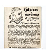 1884 Potter Cuticura Skin Medicine Victorian Advertisement Quack Medical... - €17,04 EUR