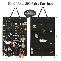 Wall-mounted Earrings Hanging Organizer - £12.02 GBP