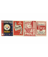 Steelers/Cheer-Up/Paulson/Club Special Bee (4) Playing Cards Decks Used - $375.01 MXN