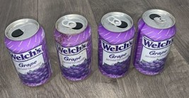 Welch’s Grap Juice Can Vintage 1997 Lot Of 4 (Need Cleaned) - £9.50 GBP