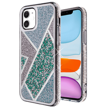 Rhombus Bling Glitter Diamond Case Cover For iPhone 13 Pro Max 6.7&quot; GREEN - £6.02 GBP