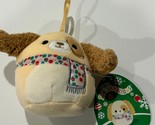 Squishmallows Harris the Dog Ornament Plush Christmas Holiday Tree Toy 4&quot; - $3.96