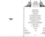 Blue Train Menu South African Transport Catering Department  - £27.73 GBP
