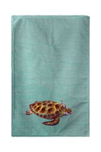 Betsy Drake Aqua Green Sea Turtle Beach Towel - £54.94 GBP