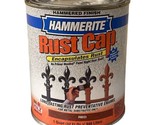 Hammerite Rust Cap Red Hammered Finish Metal Paint and Primer Quart Can New - $70.30