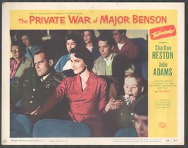 Private War of Major Benson 11x14 Lobby Card #4 Julie Adams Charlton Heston - £18.95 GBP