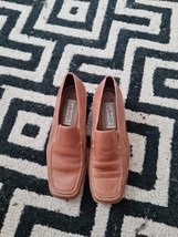 Janet D brown Leather Shoes For Women Size 38 Eur/5uk Express Shipping - £17.65 GBP