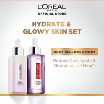 L&#39;Oreal Paris Brightening and Hydrating [Glycolic Acid &amp; Hyaluronic Acid Serum] - £98.30 GBP