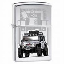 Hard To Find Polished Chrome Jeep Zippo Lighter - $901.87 MXN