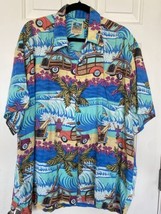 Kahala Ron Anderson Hawaiian Shirt Mens XL Aloha Surfboard Beach Woody Surfer - £22.42 GBP