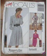 McCall&#39;s 4102 Easy Misses Dresses Jumpsuit Sewing Pattern Sz 8-12 NEW - $9.29 CAD