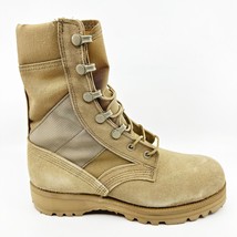 McRae Army Military Combat Boot Hot Weather Tan Mens Size 5.5 Wide Made In USA - $49.95