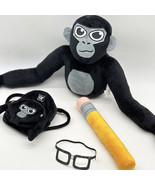 4Pcs Gorilla Tag Monke Plush Doll with Gorilla Doll Backpack Pencil Glasses - $28.99