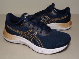 Asics Size 6.5 Wide GEL-EXCITE 8 Blue Champagne Sneakers New Women&#39;s Shoes - £92.65 GBP