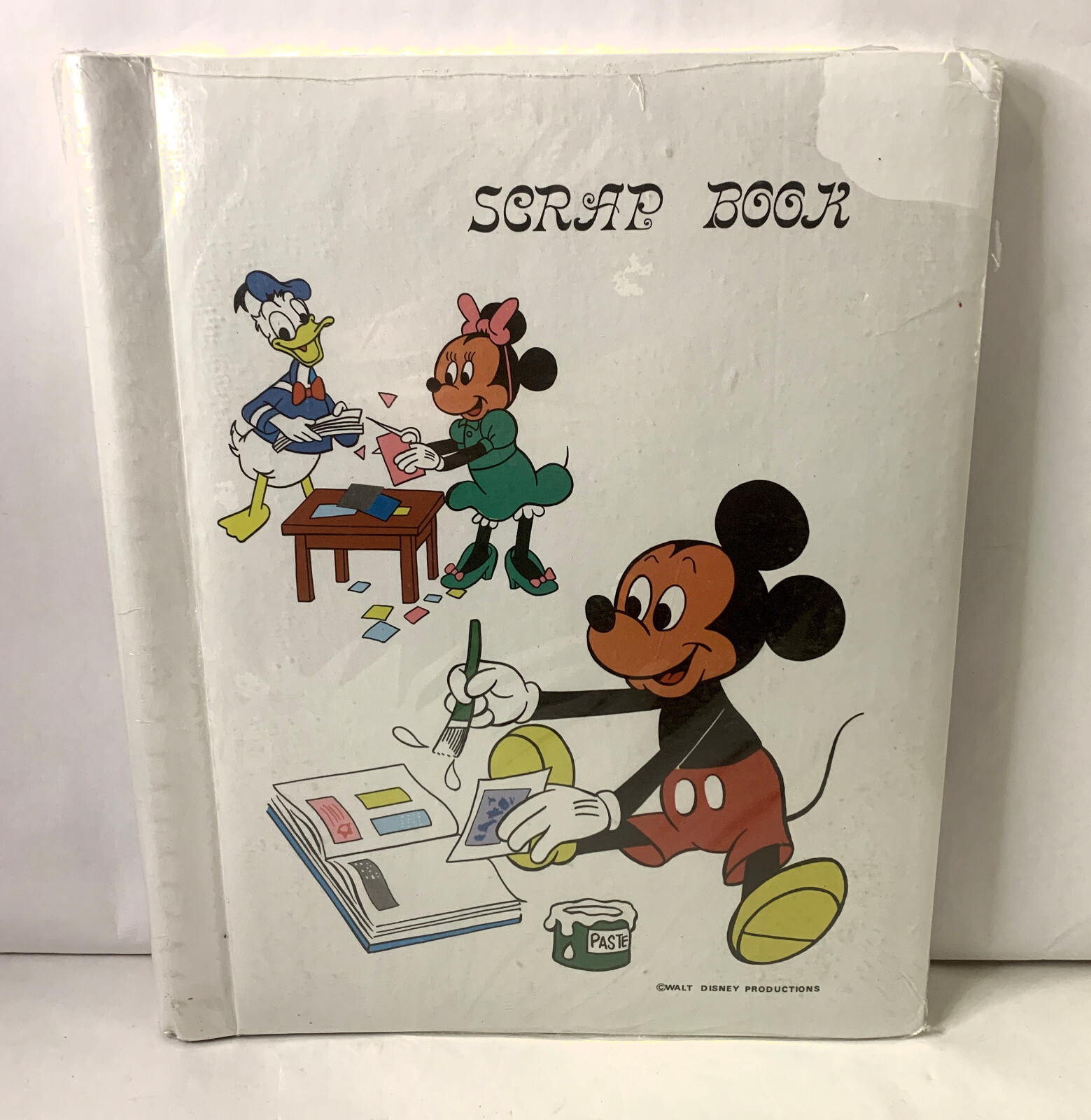 NEW - Vintage Mickey Mouse Walt Disney Productions Scrap Book Album - 30... - £15.56 GBP