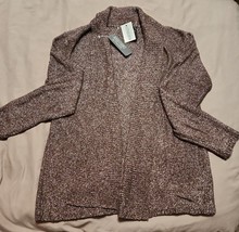 Additions By Chico&#39;s Women&#39;s Sweater Maddy Plus Size 2 Soft Brown Throw On - $19.30