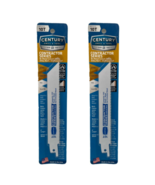 Century Drill &amp; Tool 07610 Cobalt Reciprocating Saw Blade 6&quot;, 10T Pack of 2 - £11.30 GBP