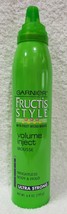 Garnier Fructis Style VOLUME INJECT Mousse Ultra Strong Weight 6.8 oz/192g New - £15.78 GBP