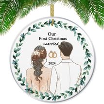 First Christmas Married 2024 Acrylic Ornament - Unique Wedding & Engagement Gift - €2,95 First Christmas Married 2024 Acrylic Ornament - Unique Wedding & Engagement Gift - €2,95 EUR
