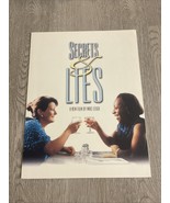 Secrets &amp; Lies Original Press Kit Ad Sheet 8.5x11” Mike Leigh Promo CV JD - $226.53 MXN