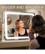 FENNIO Vanity Mirror with Lights 22&quot;x19&quot; LED Lighted Makeup Mirror,Large... - €71,87 EUR