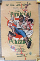 1980 The Pirates of Penzance Uris Theatre Gilbert &amp; Sullivan Window Card  - £140.15 GBP