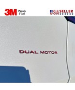 Tesla Model S / X / Y / 3 Dual Motor Emblem Badge Logo 3M Sticker Decal ... - £7.91 GBP