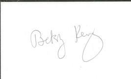 Betsy King Signed 3x5 Index Card Golf HOF 95 - £15.49 GBP